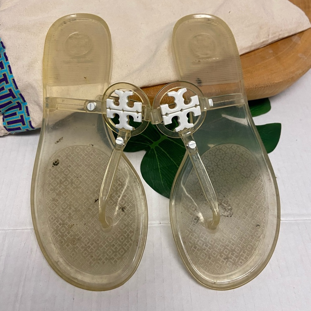 Tory Burch mini Miller Jelly Thongs Sandals Sz:7